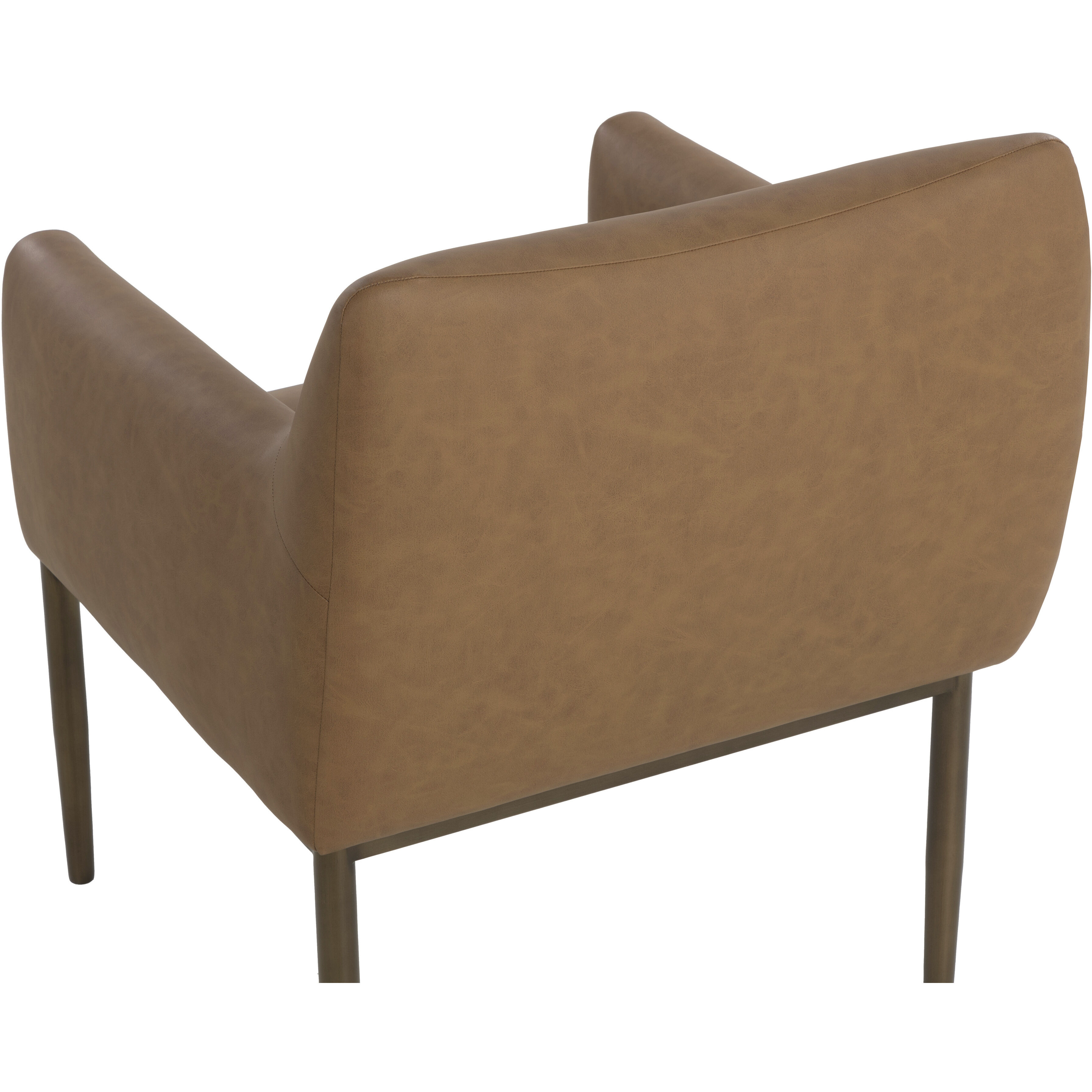 Olea Milliken Cognac Lounge Chair